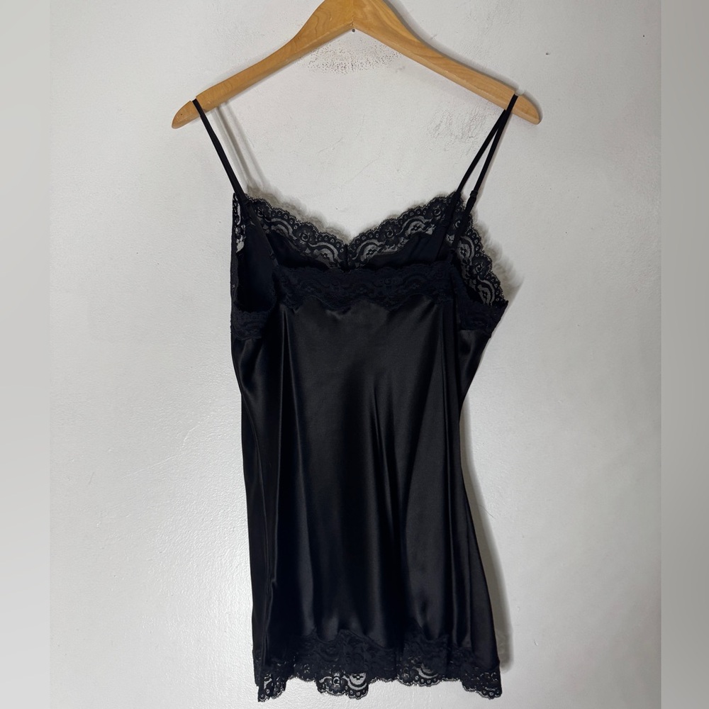 brooks brothers Black Silk‎ Mini Slip Dress Size 6 - Picture 3 of 5